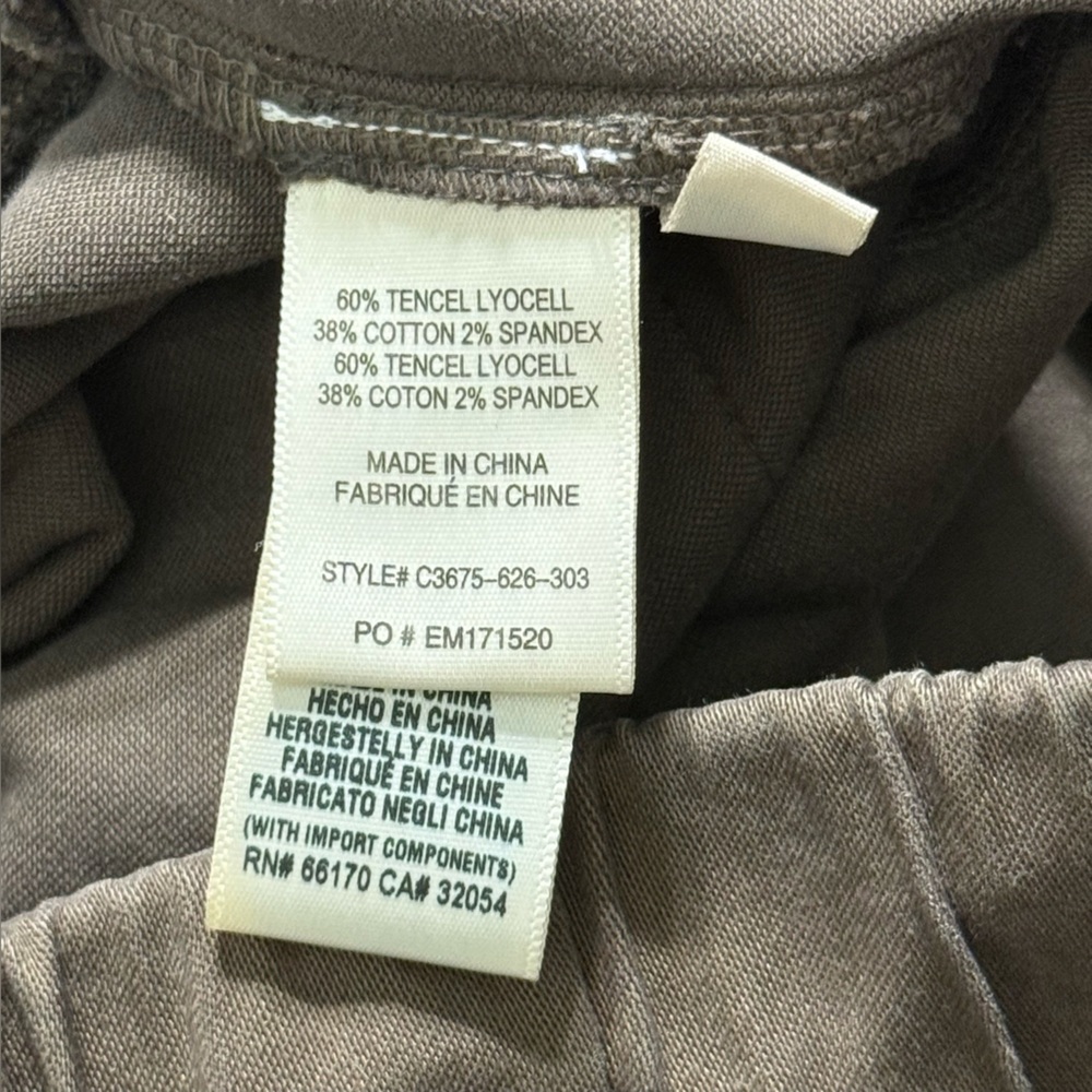 Olive Green Cloth & Stone Tencel Cotton Blend Jogger Pants Size S Small - Picture 5 of 11